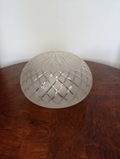 Globe ou vasque obus en verre