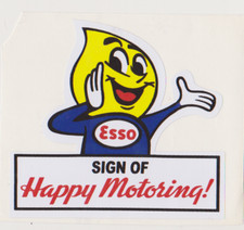 Esso happy autocollant - happy,