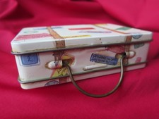 Ancienne BOÎTE en TÔLE LITHOGRAPHIEE PUBLICITAIRE - BONBONS OSCAR & BERTIE