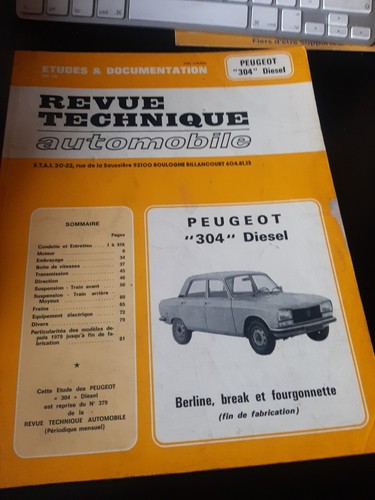Rta peugeot 304 diesel - -,