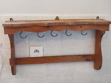 Étagère murale de cuisine pour casserole - Support suspendu Déco d'antan vintage