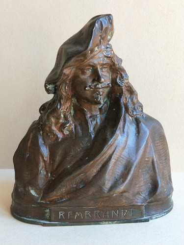 Sculpture bronze buste - +++,