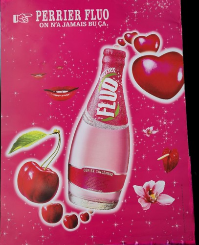 Affiche publicitaire perrier - affiche,