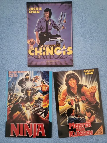 Jackie chan lot cartes - chan, 3
