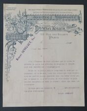 Facture 1908 DAYNES KOLLER