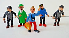 Lot 5 figurines TINTIN  BULLY
