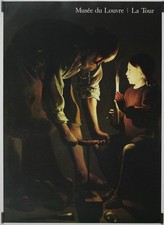 La Tour	Saint Joseph Charpentier 1989 Affiche Originale Exposition
