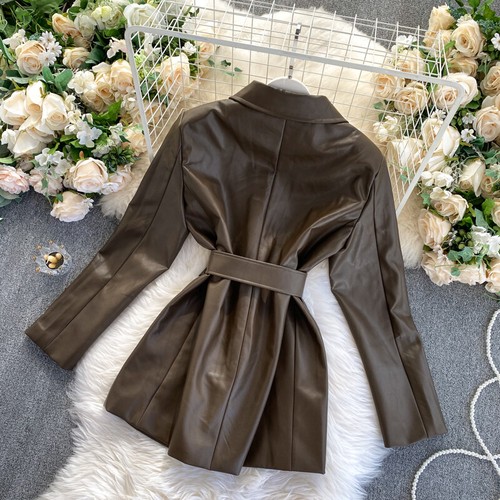 Veste cuir pour femme - veste,