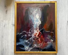 Original Cosmic Abstract Oil