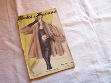 Journal Modes et Travaux 12/1952 patron à dessiner poupée Françoise