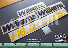 5 Stickers Autocollants pour Renault Clio Williams Ph2 F16ie+pommeau+monogrammes