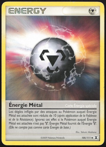 Carte pokémon énergie - pokémon, métal