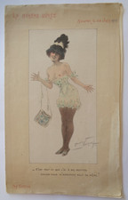 CURIOSA Menu ancien 1911 La