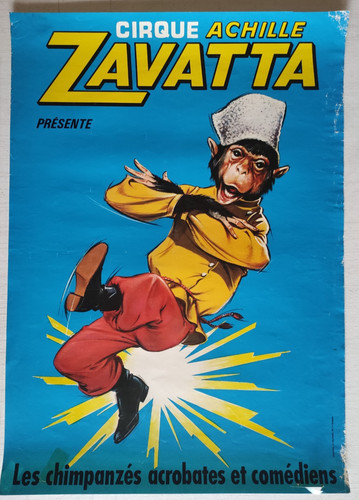 Affiche cirque achille - -,