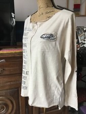 Tunique T-shirt femme Colorine Taille M (mesures sur les photos) coton soie TBE