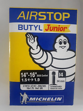 Chambre à air vélo MICHELIN AIRSTOP I4 350A 14"-16" x 1.50/1.90 Schrader 34mm