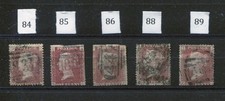 Grande Bretagne lot de 5 timbres Reine Victoria. Y&T 26