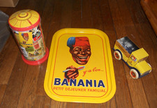 LOT BANANIA PLATEAU CAMION MUG FOURGONNETTE COLONNE MORRIS ? GLOBE SUCRIER