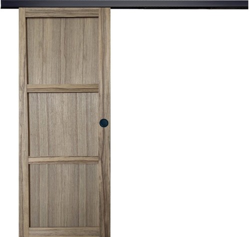 Porte coulissante bois - porte, frake