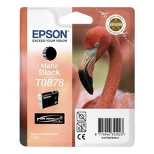 ORIGINAL EPSON T0878 NOIR MAT C13T08784010 POUR EPSON STYLUS PHOTO R1900 11,4 M