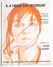 Partition sheet music MARIE