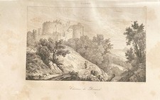 GRAVURE SUISSE  1838  "  CHARNIER DE DORNECH   "