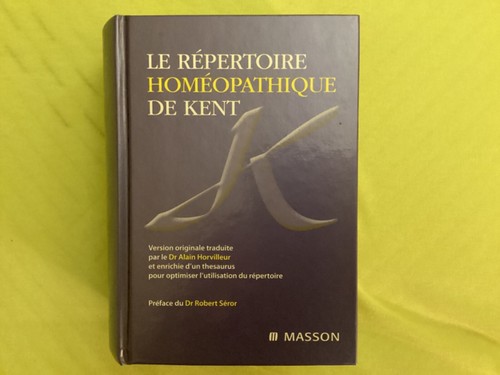 Répertoire homeopathique de - répertoire,