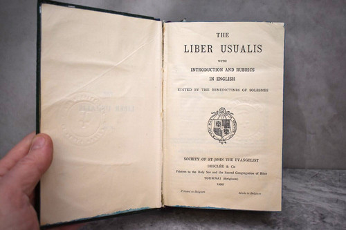 Older liber usualis liturgical - liber,