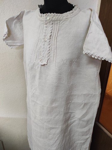 Ancienne chemise nuit en - chemise, de