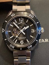 Montre Homme Orient Star Diver Automatique Coeur Ouvert Testée Excellent État