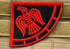Viking Raven Banner Patch (3") Velkro Badge Ragnar Valhalla Odin Thor Norse Gods