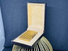 S.T. Dupont Lighter Line 2 Big Gold Plated With Box Works