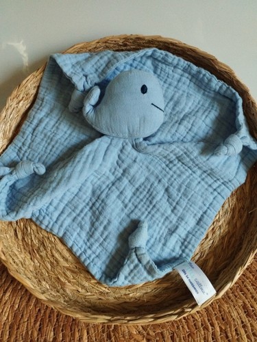 Doudou plat lange baleine