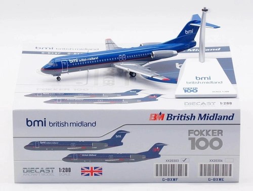 Avion ligne british midland - de,
