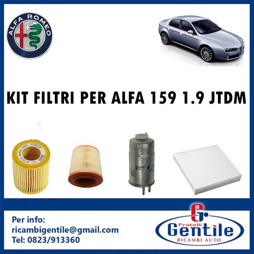 Set filtres entretien - 4, alfa