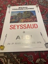 SEYSSAUD Affiche originale Expo 1976 Imprimerie SOCEDIM MARSEILLE Bon État Rare!