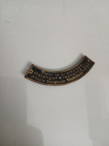 Petite plaque ancienne - ,