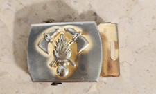 Ceinturon doré de sapeur pompier de Paris - BSPP - Etat d'usage