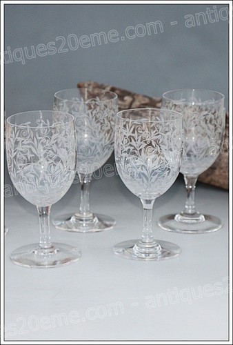 Set verres vin - de, en