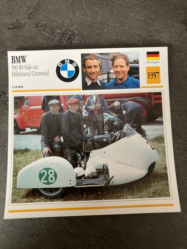 Carte fiche moto collection - fiche,