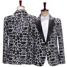 Hommes Habillé Motif Léopard