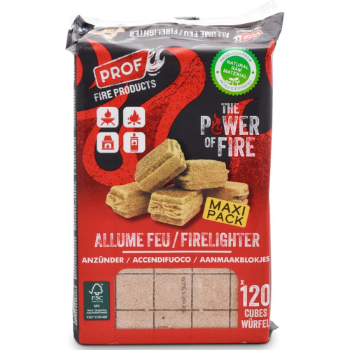 120 cubes allume feu bois - 120, allume-feu