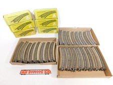 120X Märklin H0 AC Pièce De Rail, D'occasion, M-Rail Courbé, 6X Box #CT842-7