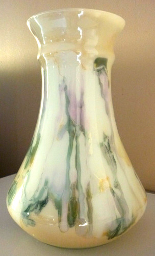 Grand vase verre souffle - verre,