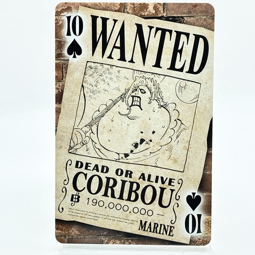 One piece coribou playing card - coribou,