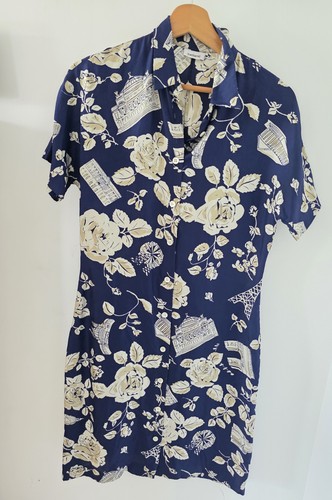 Cacharel robe chemisier soie
