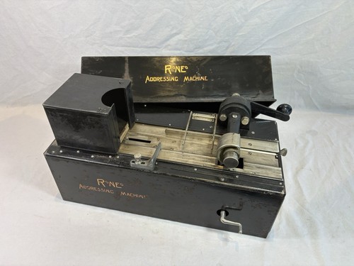Roneo addressing machine - roneo,