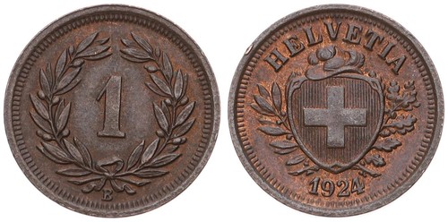 Suisse centime helvetia - centime,