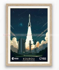 Affiche moderne kourou - affiche, 🚀