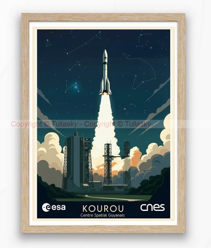 Affiche moderne kourou - affiche,